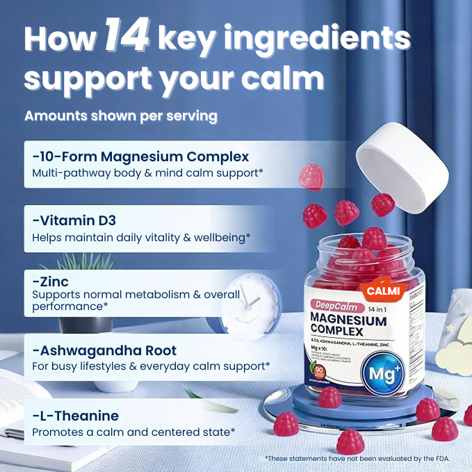 Calmi 14-in-1 Magnesium Complex Gummies